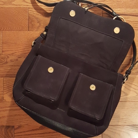 SEE BY CHLOE dark navy leather suade  bag. - Picture 5 of 8